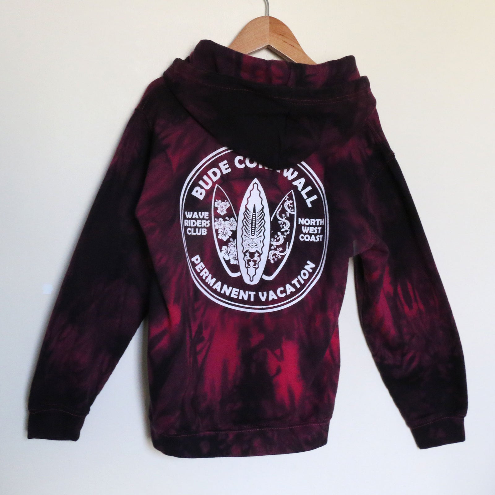 Barrel Rock Kids 'Wave Riders' Scrunch Overdyed Pop-Over Hoody