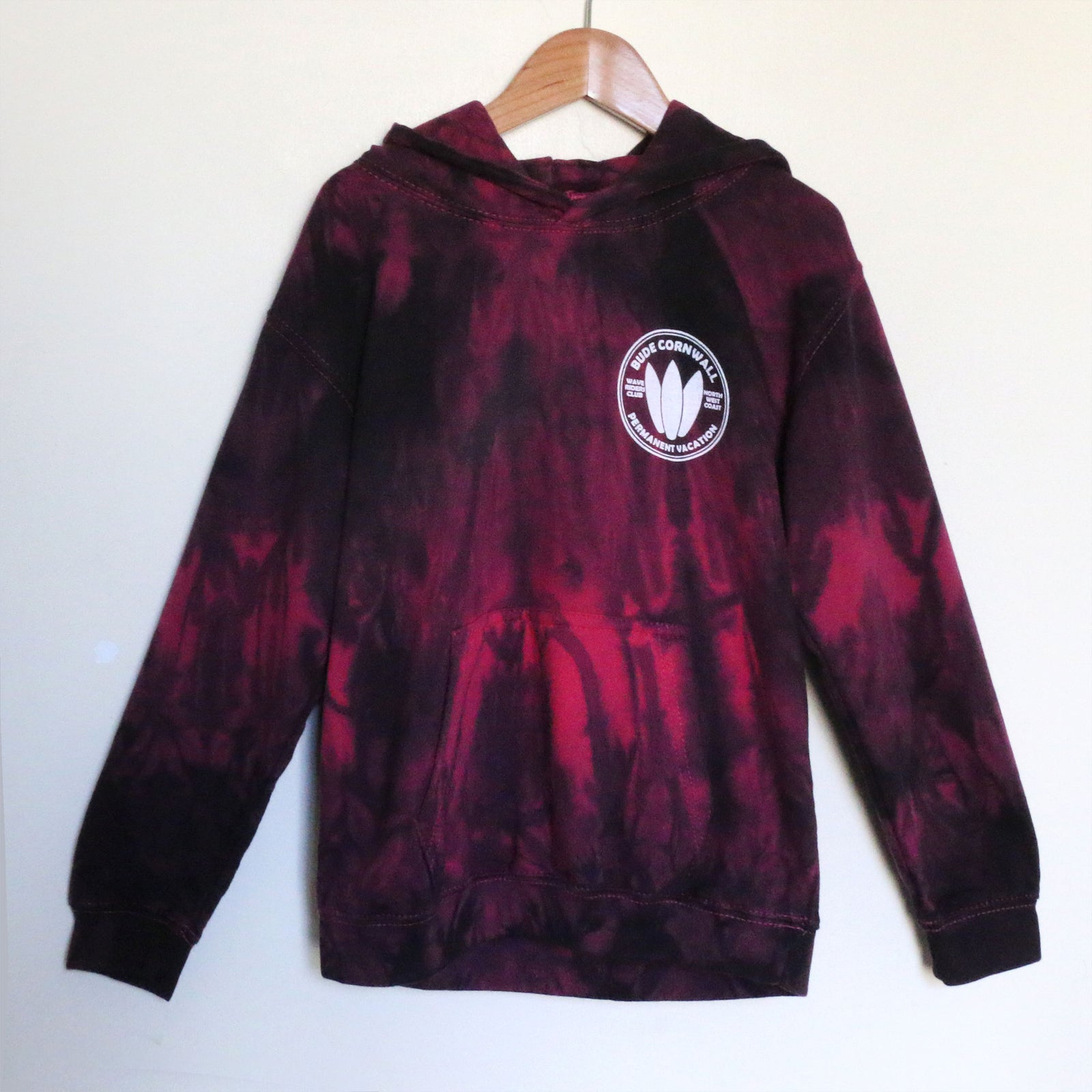 Barrel Rock Kids 'Wave Riders' Scrunch Overdyed Pop-Over Hoody