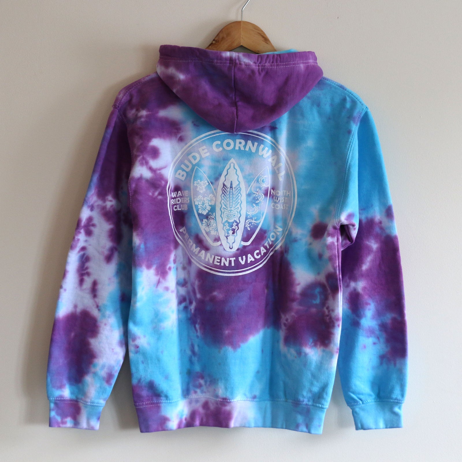 Barrel Rock 'Wave Riders' Tie-Dye Pop-Over Hoody