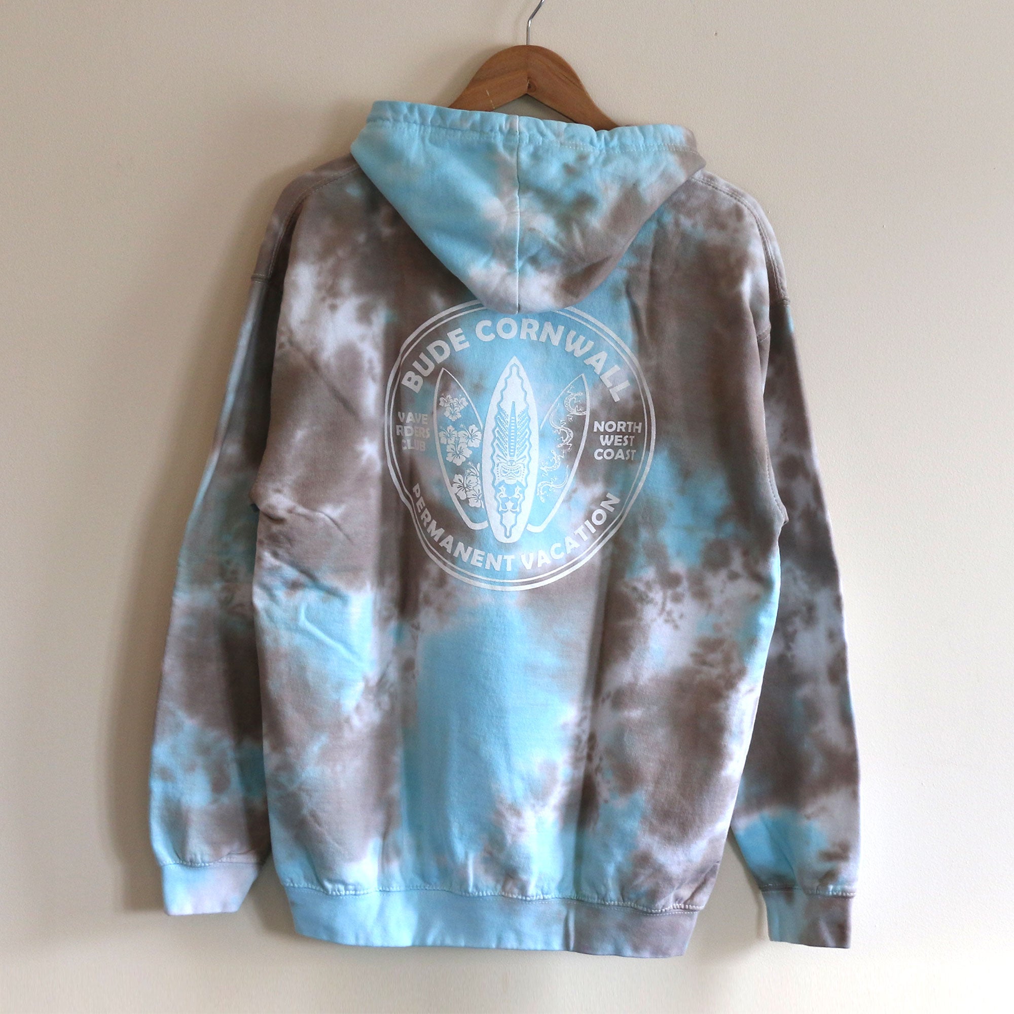 Barrel Rock &#39;Wave Riders&#39; Tie-Dye Pop-Over Hoody