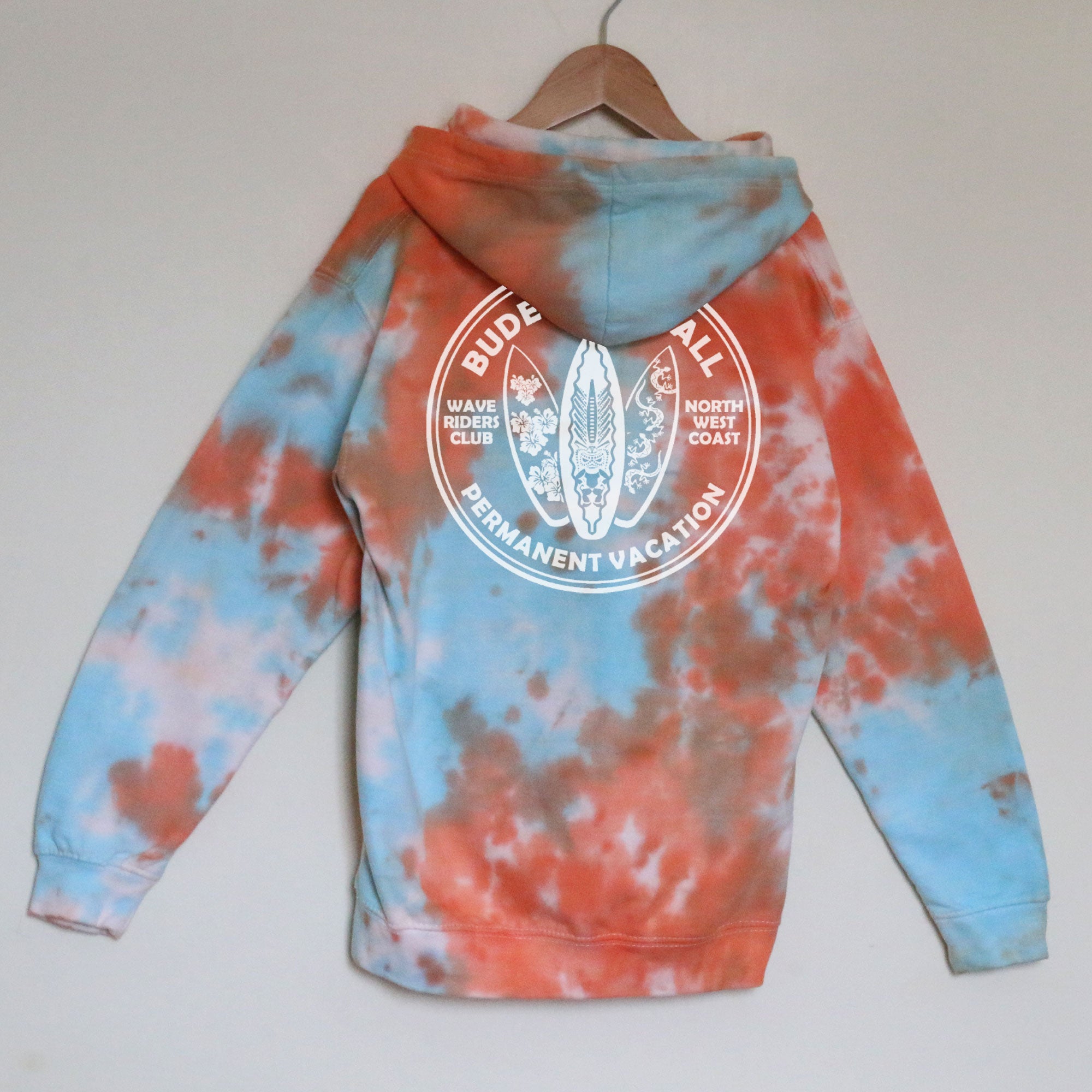 Barrel Rock Kids &#39;Wave Riders&#39; Tie-Dye Pop-Over Hoody