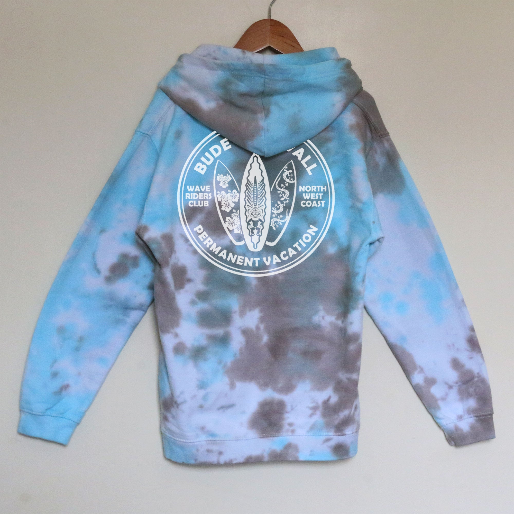 Barrel Rock Kids &#39;Wave Riders&#39; Tie-Dye Pop-Over Hoody