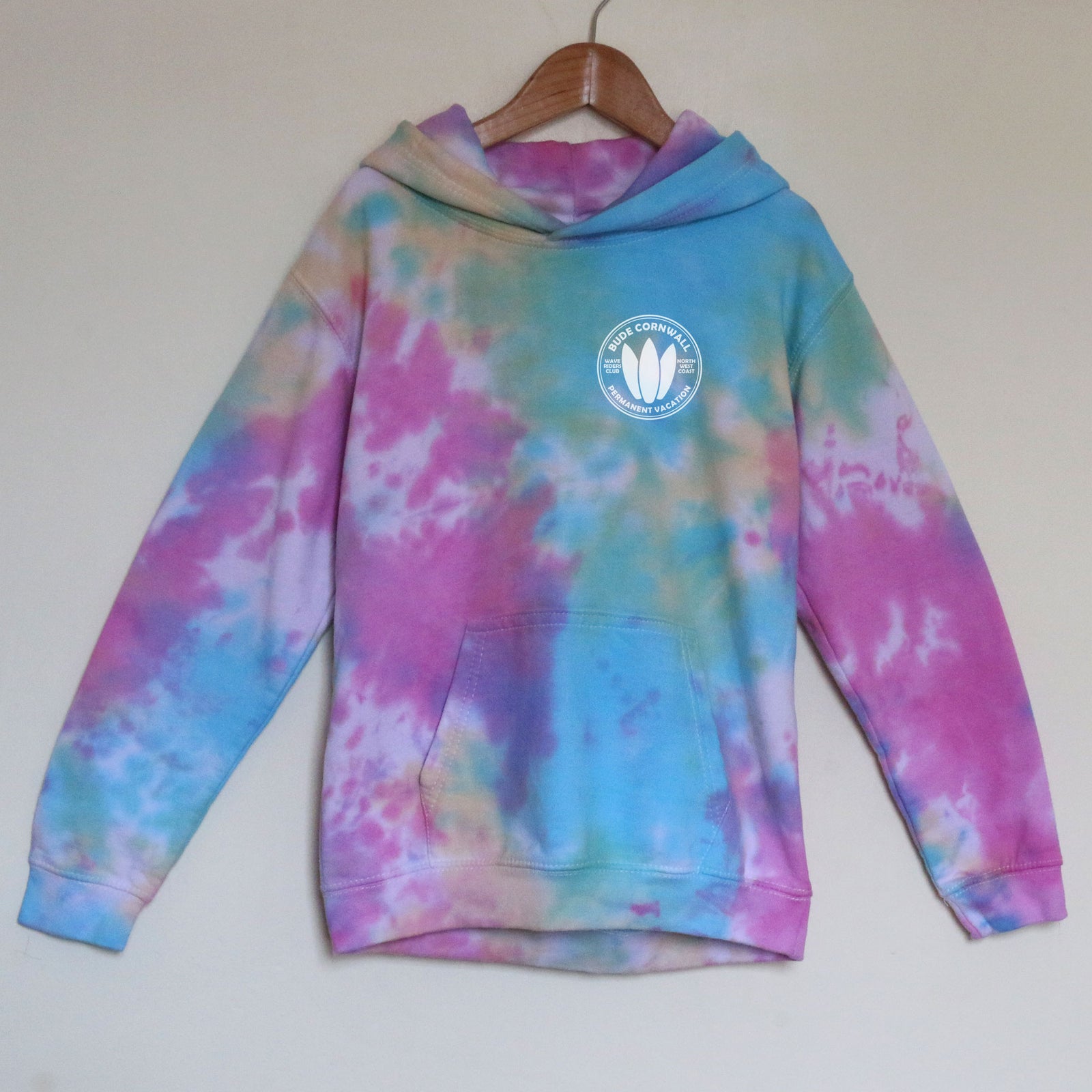 Barrel Rock Kids 'Wave Riders' Tie-Dye Pop-Over Hoody