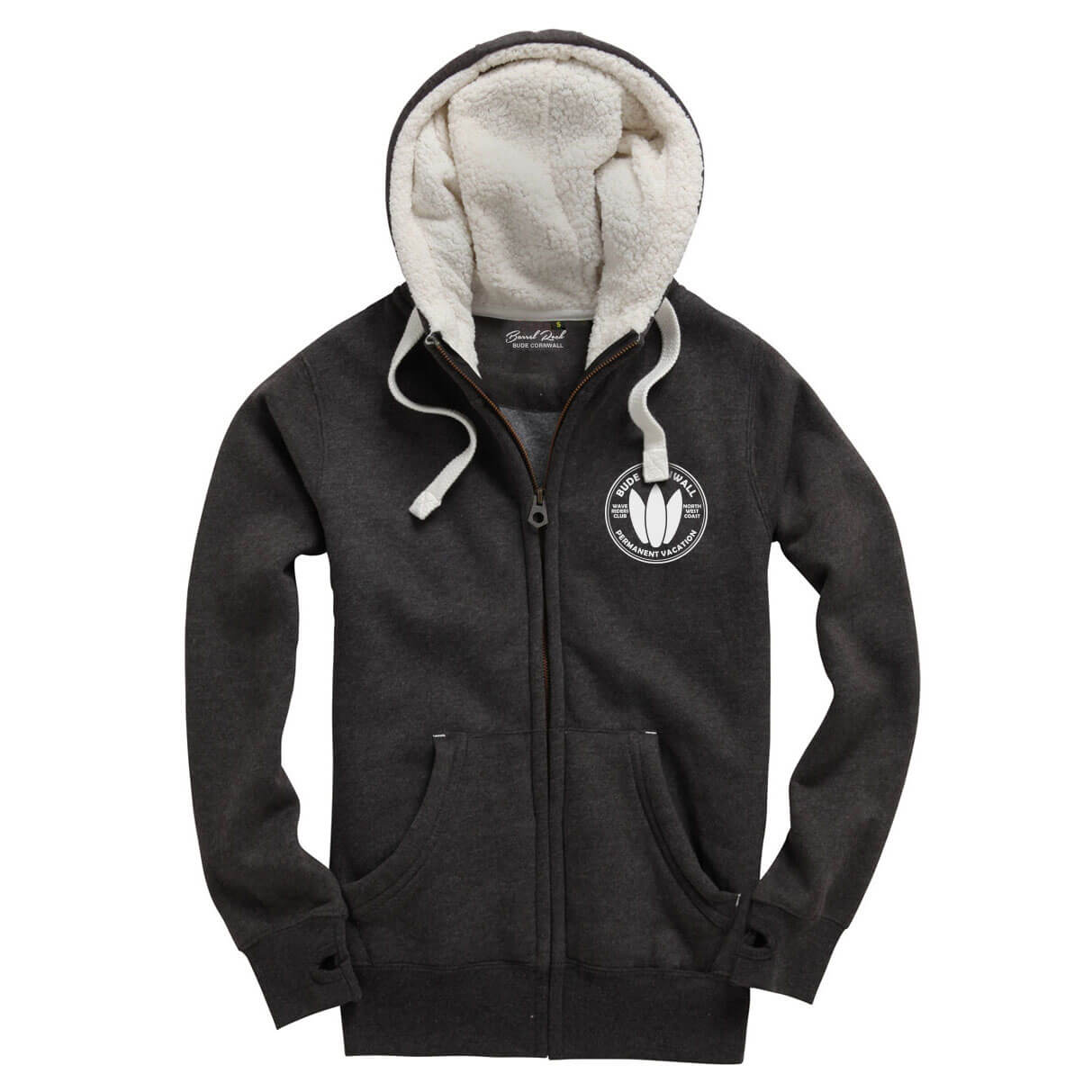 Barrel Rock &#39;Wave Riders&#39; Sherpa Fleece Zip-Up Hoody