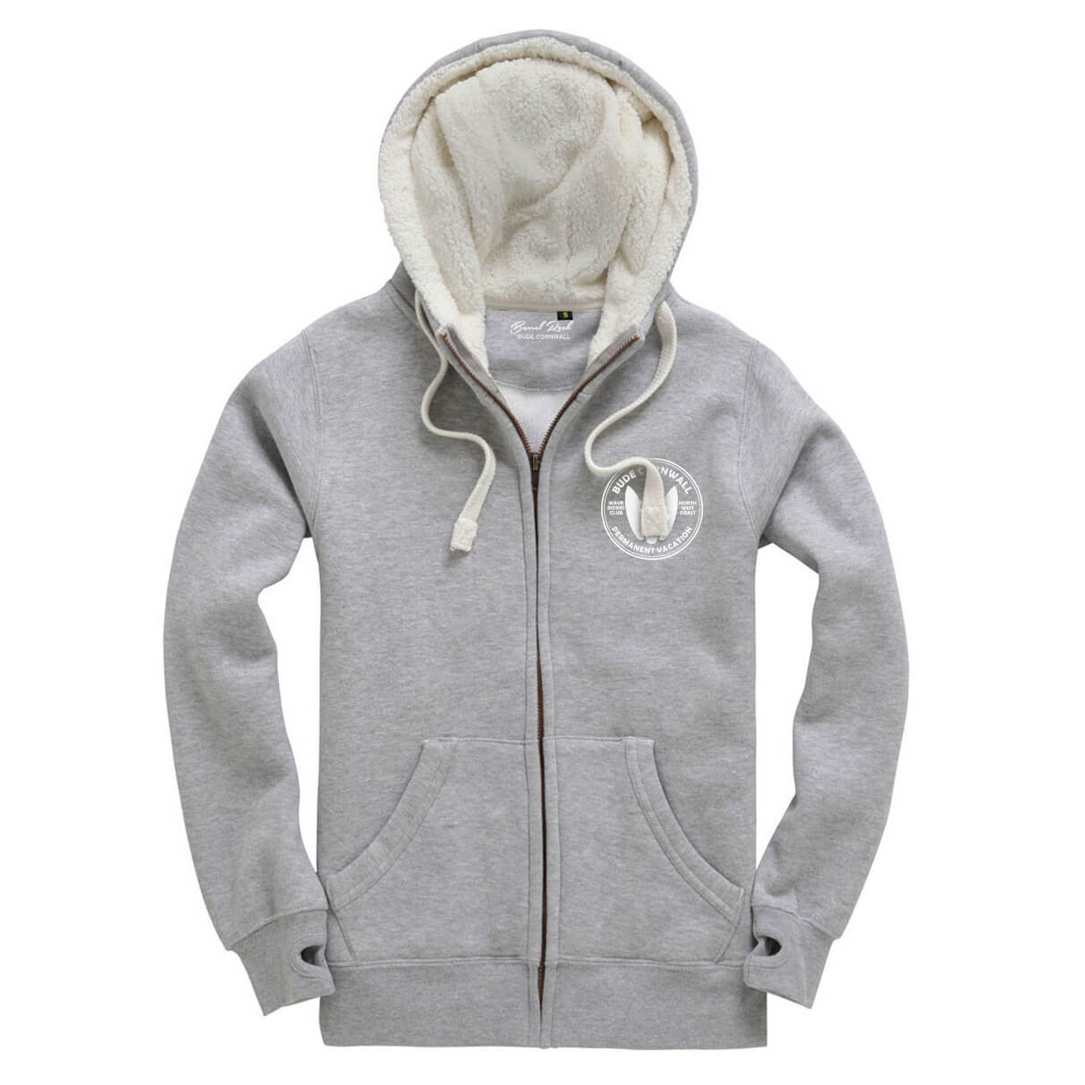 Barrel Rock 'Wave Riders' Sherpa Fleece Zip-Up Hoody