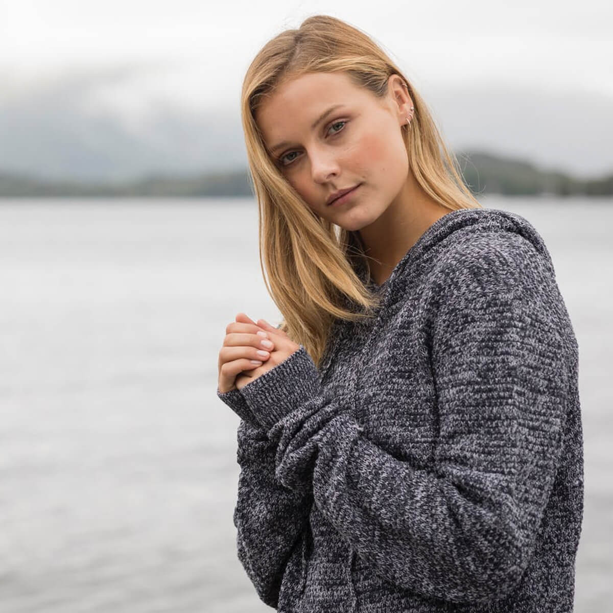 Organic Knitted Hoody