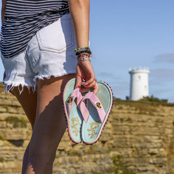 Gumbies Islander Flip-Flops - Gecko