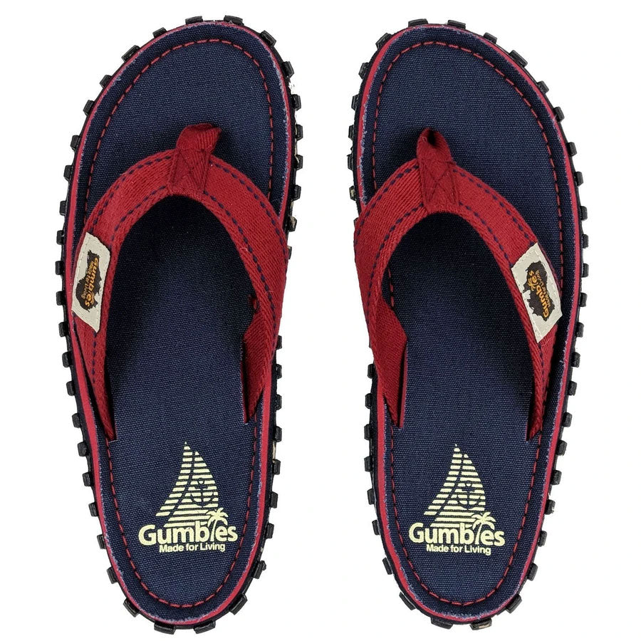 Gumbies Islander Flip-Flops - Navy Coast