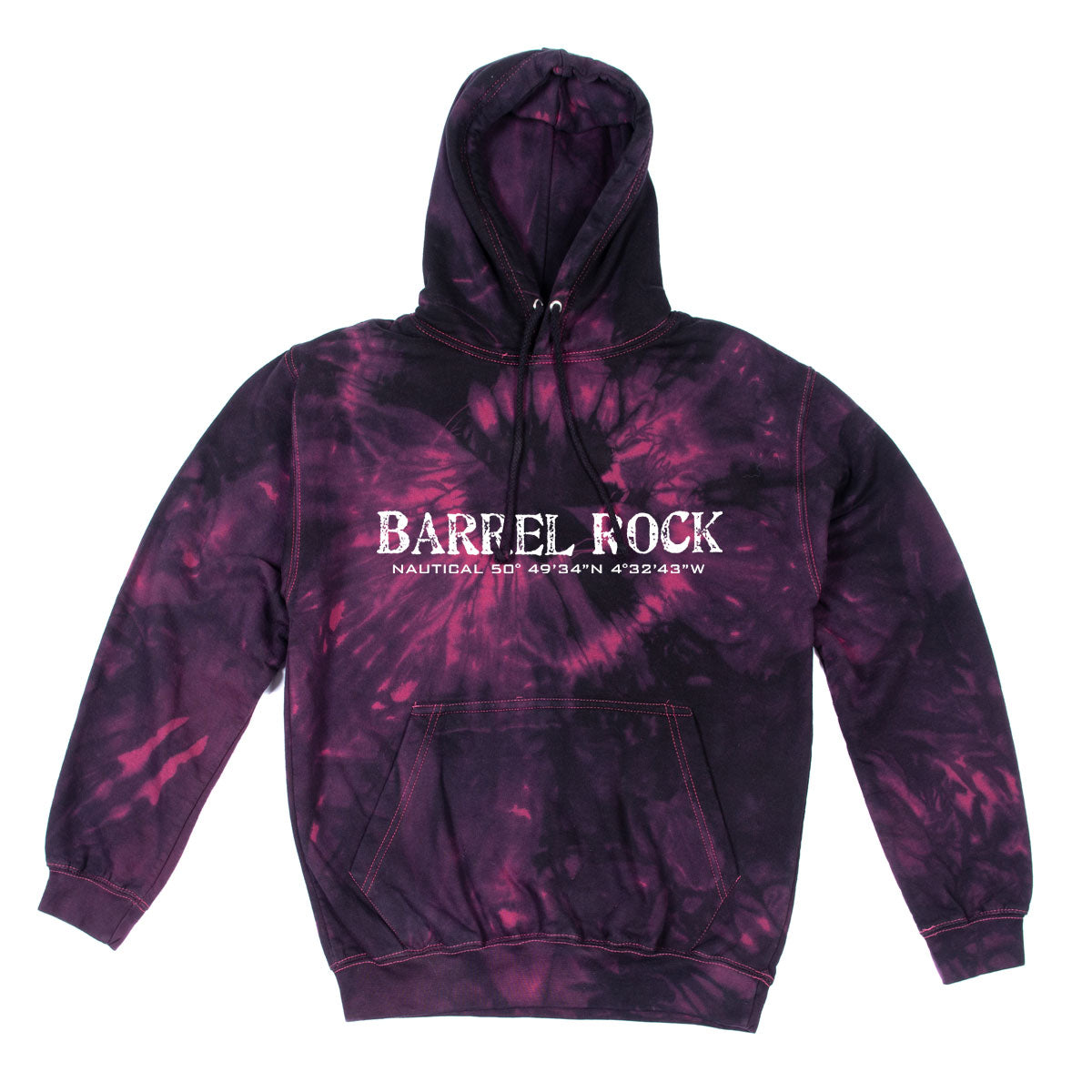 Barrel Rock 'Nautical' Overdyed Pop-Over Hoody