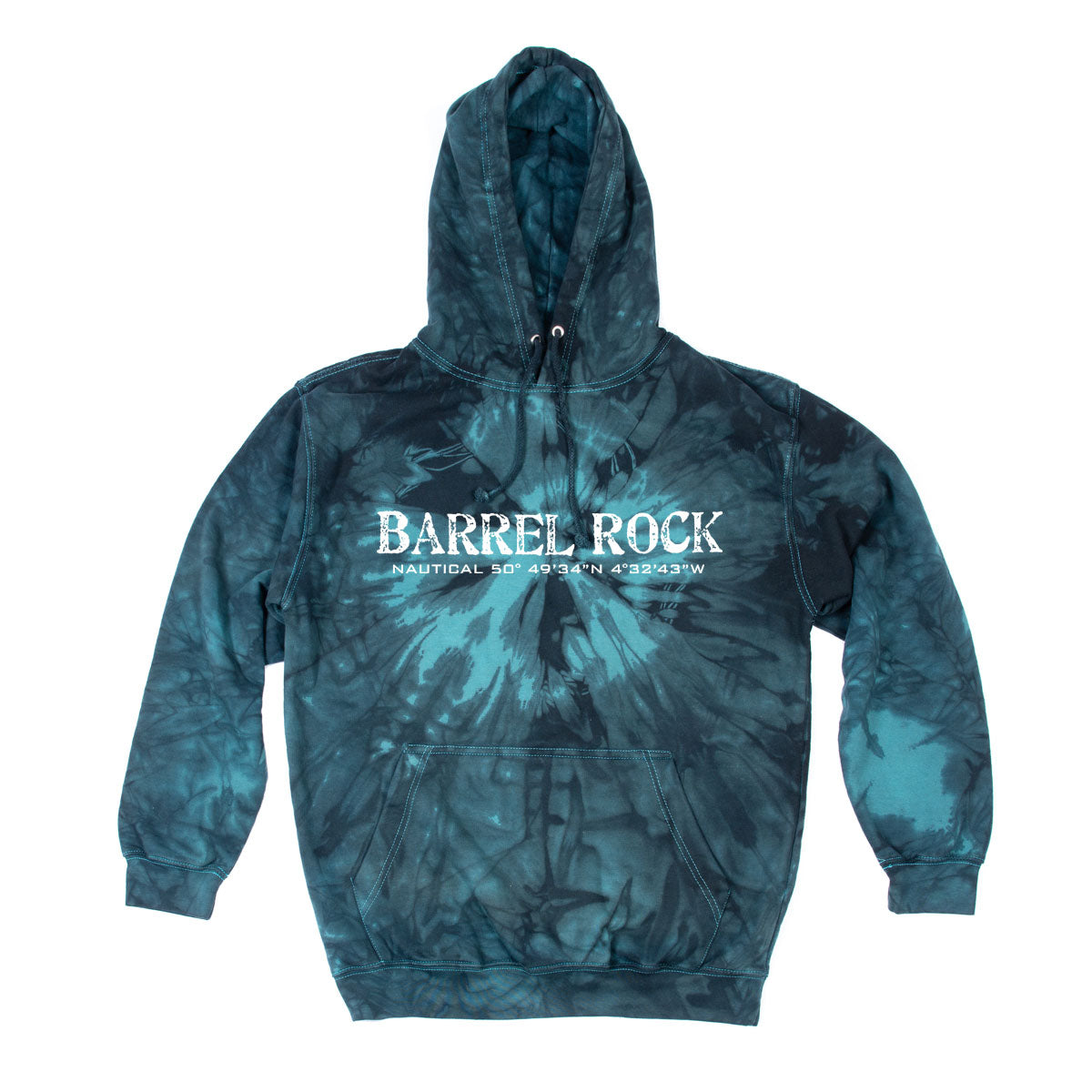 Barrel Rock 'Nautical' Overdyed Pop-Over Hoody