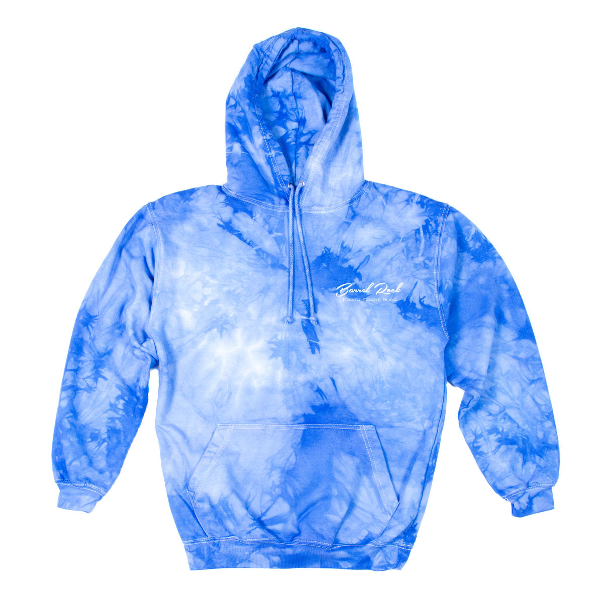 Barrel Rock 'Script' Scrunch-Dye Pop-Over Hoody