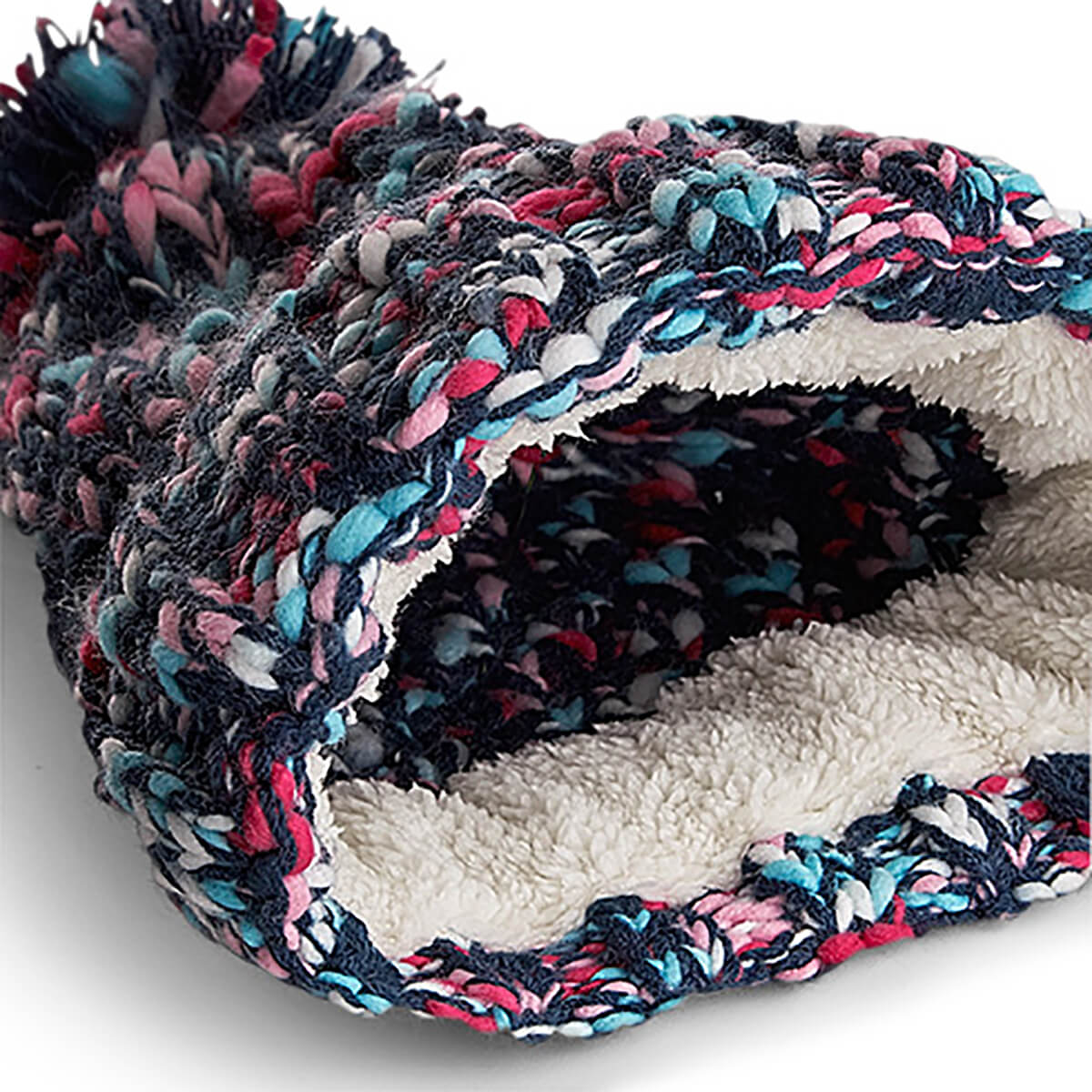 Twister Embroidered Pom Pom Beanie