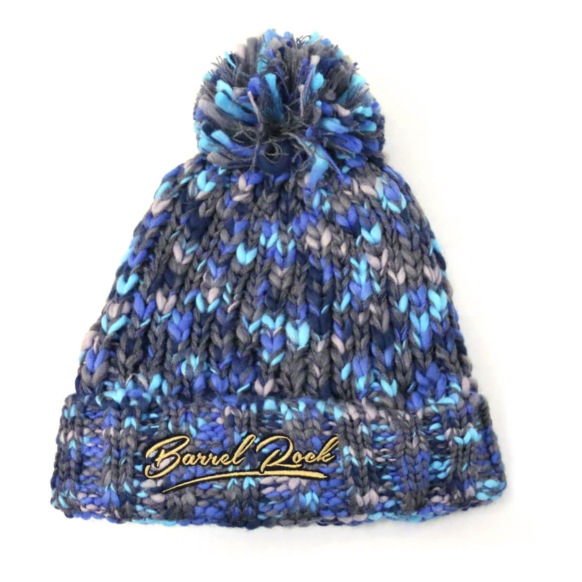 Twister Embroidered Pom Pom Beanie