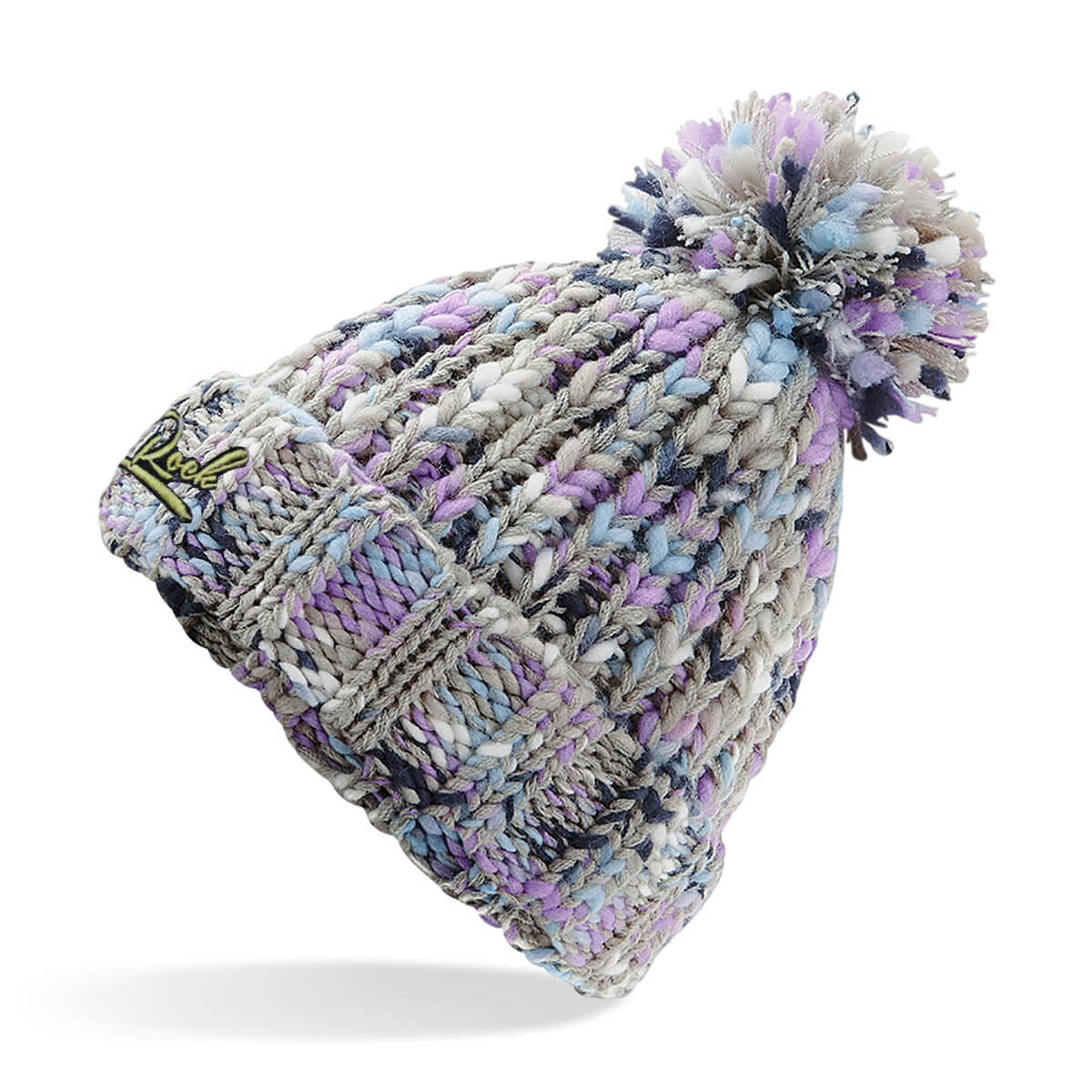 Twister Embroidered Pom Pom Beanie