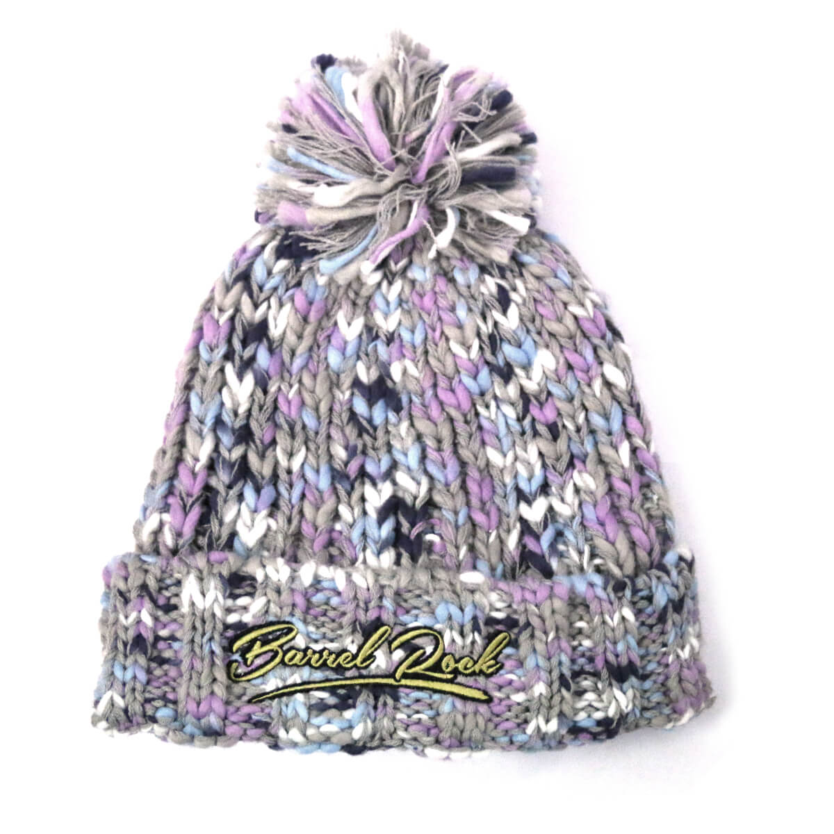 Twister Embroidered Pom Pom Beanie