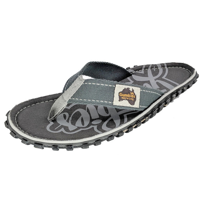 Gumbies Islander Flip-Flops - Cool Grey