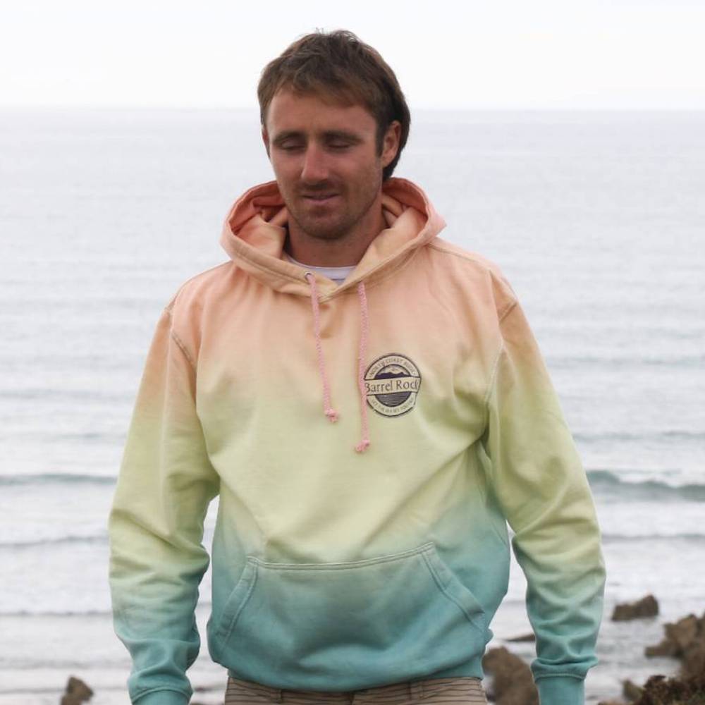 Barrel Rock &#39;Let The Sea Set You Free&#39; Tye-Die Pop-Over Hoody