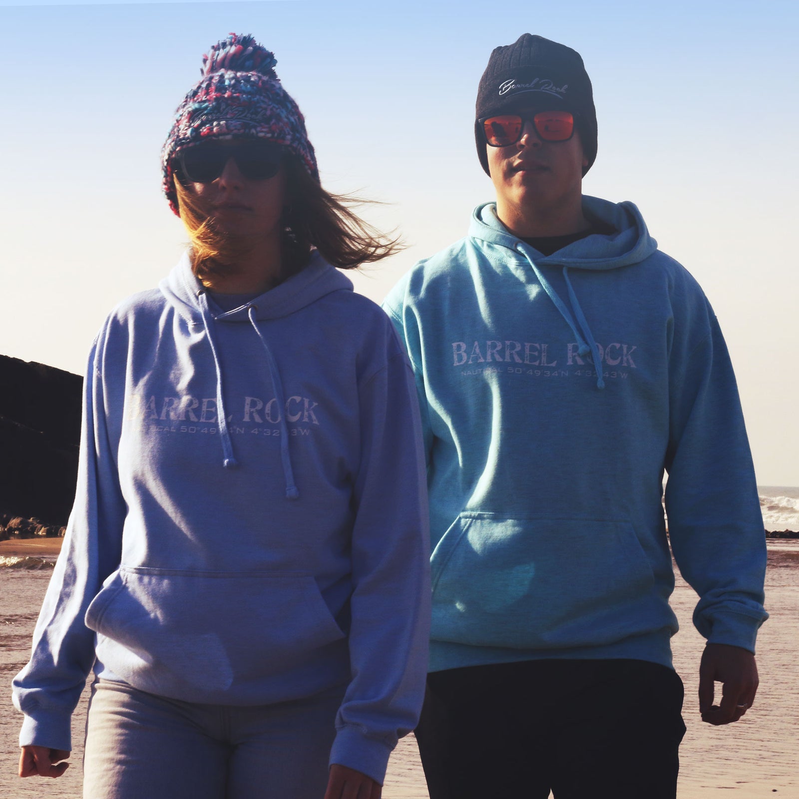 Barrel Rock Nautical Pop-Over Hoody