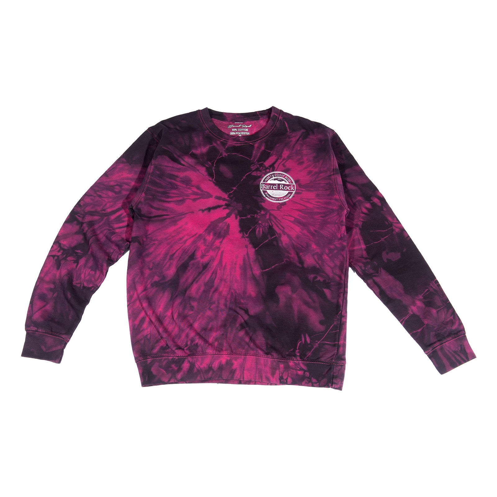 Barrel Rock 'Permanent Vacation' Overdyed Crew Sweat