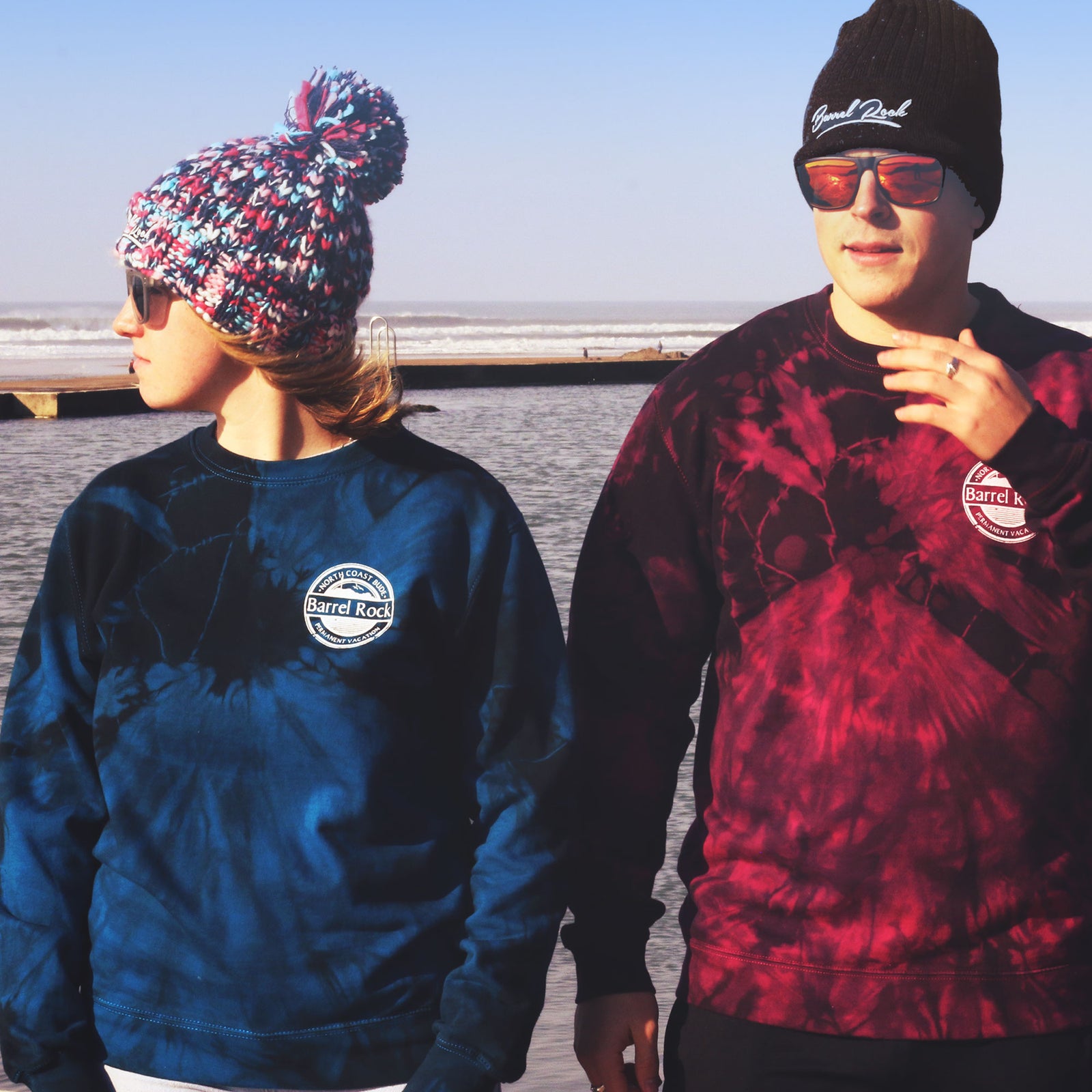 Barrel Rock 'Permanent Vacation' Overdyed Crew Sweat