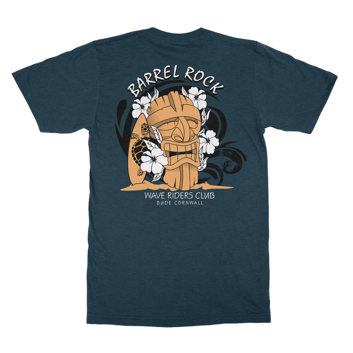 Barrel Rock 'Tiki' Short-Sleeved T-Shirt - Midnight
